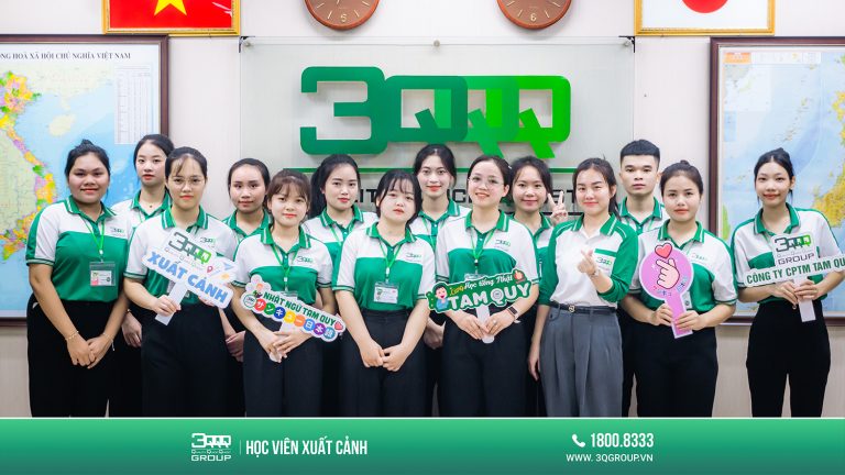 13 bạn thực tập sinh xuất cảnh thành công tới đất nước mặt trời mọc.