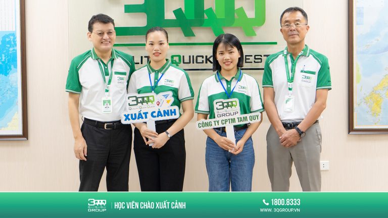 chuc mung 2 ban thuc tap sinh tamquy xuat canh 2