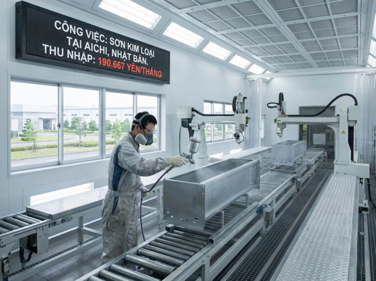 hinh anh cong viec son kim loai