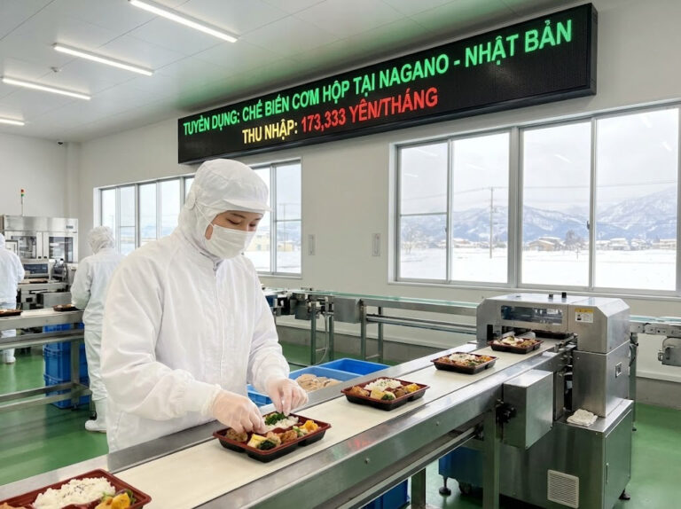 tuyen 01 nu che bien thuc pham tai nhat ban