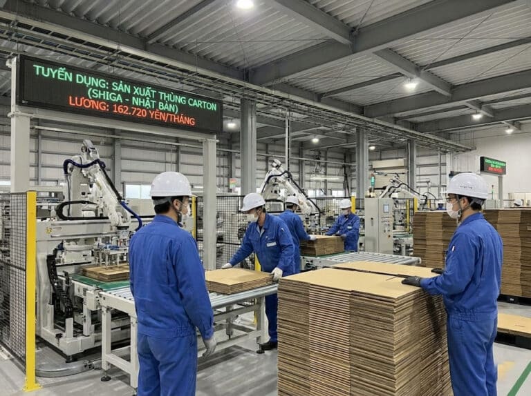 tuyen 5 nam lam thung carton tai nhat ban